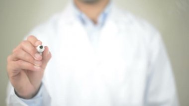 Organ nakli, şeffaf ekranda yazma doktor
