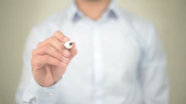 Yourelf, adam şeffaf ekranda yazma yetkisi