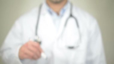 Sağlık servettir, şeffaf ekranda yazma doktor