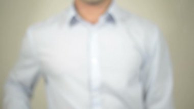 Internet Dating, şeffaf ekranda yazma adam