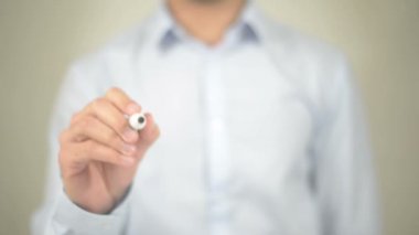 Kendin yap, Adam Şeffaf Ekranda Yazıyor