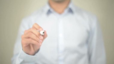 Nesnelerin İnterneti , Şeffaf ekranda yazan adam