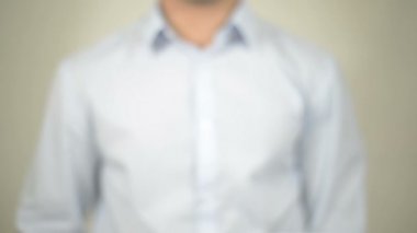 Milyonda bir, şeffaf ekranda yazma adam