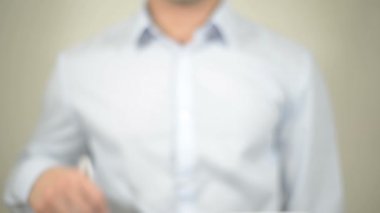 Güneş dostum şeffaf ekranda yazma ışık,