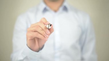 Daha İyi Düşün, Saydam Ekranda Yazan Adam