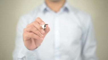 Your Passion, şeffaf ekranda yazma adam izleyin