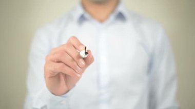 Your rutin, adam şeffaf ekranda yazma geliştirmek