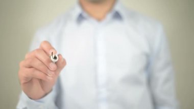 Senin görevin, şeffaf ekranda yazma adam nedir