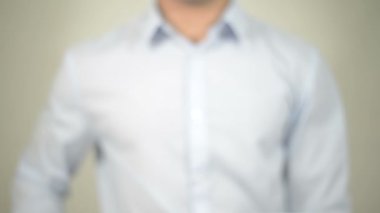 Ekran, şeffaf ekranda yazma adam