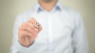 Bilgi Yönetimi , şeffaf duvara adam yazma