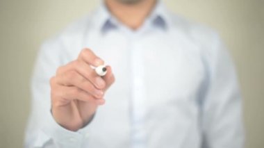 Şeffaf duvarda yazılı online nakit