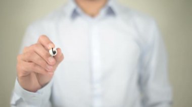 Web iletişim, şeffaf duvarda yazılı