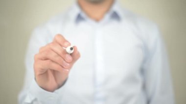 Kurşun ve şeffaf duvarda yazılı, öğrenmek