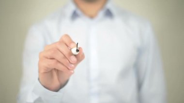 Fikir alışverişi, Şeffaf Ekranda Yazan Adam