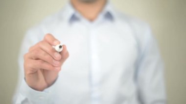 Organik tarım, şeffaf ekranda yazma