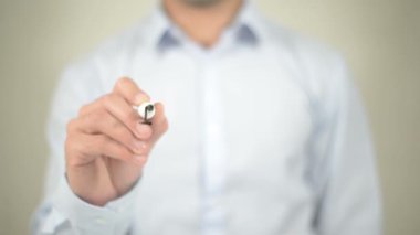 Etkileşimli Eğitim, şeffaf ekranda yazma