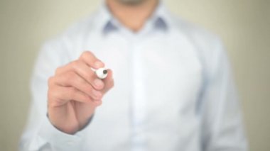 Çözülmüş, şeffaf ekranda yazma