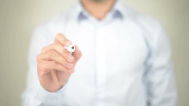 Bireysel , saydam ekrana yazma