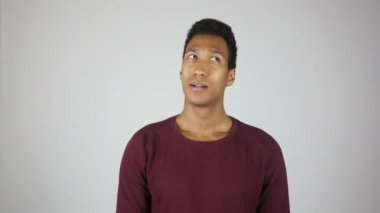 Düşünme olumlu genç adam, taze fikir