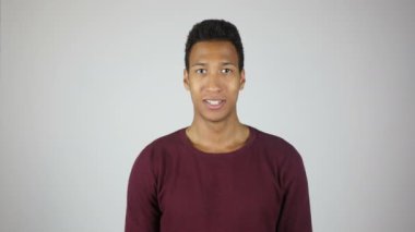 Başarı, başarı, heyecan, kazanan, jest genç adam tarafından