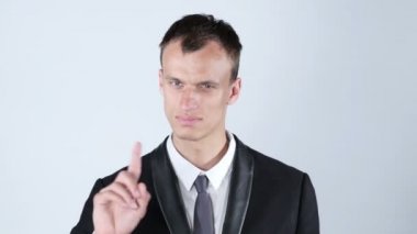 Office, mali, başarı ve stres kavramı-işadamı hiçbir iz yapma