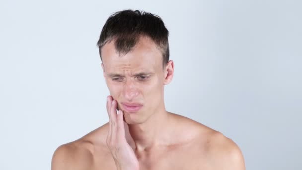 Homme ayant mal aux dents — Video