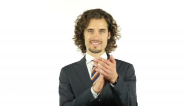 Güvenilir bir gülümseme ile başarılı bir iş adamı portresi