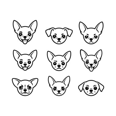 Büyüleyici bir koleksiyonda her birinin kendine has ifadeleri olan dokuz köpek kafası vardır. Tasarımlar neşeyi, üzüntüyü ve oyunculuğu yakalıyor, köpeklerin çeşitli duygularını vurguluyor..