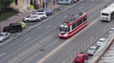 Saint-Petersburg, Rusya Federasyonu, 29 2016, Cityscape panorama eski şehir merkezi bölümünün bir çatıdan görebilir