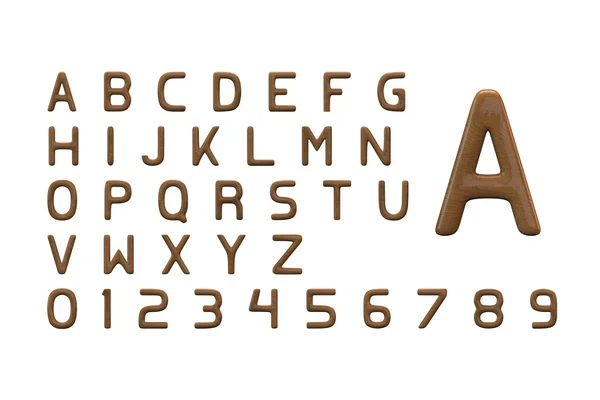 De houten letters — Stockfoto