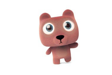 Şirin küçük ayı.