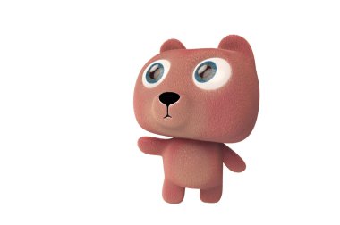 Şirin küçük ayı.