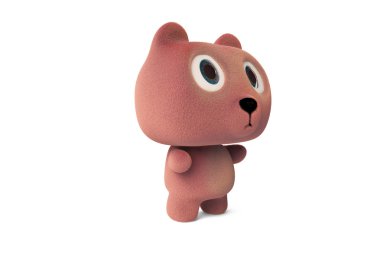 Şirin küçük ayı.