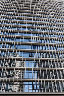 Cam perde duvarı, modern ofis binası..