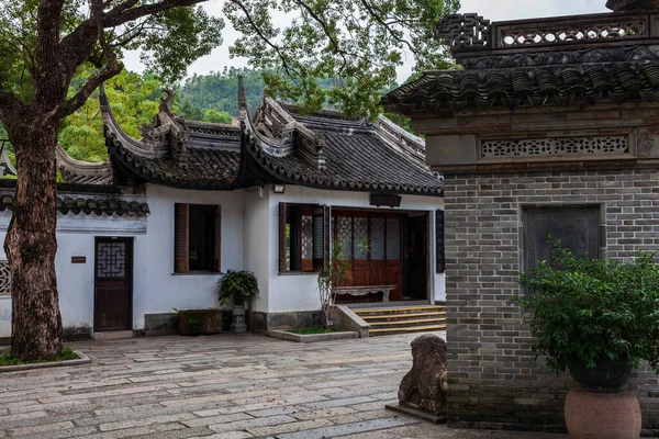 Chinesische Antike Gebäude Und Häuser Unter Blauem Himmel — Stockfoto