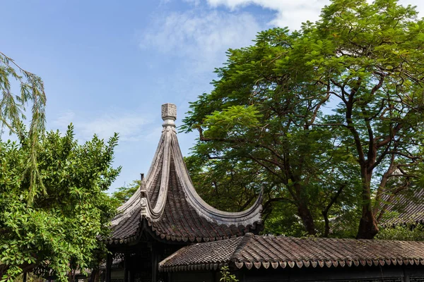 Edifícios Antigos Chineses Casa Sob Céu Azul — Fotografia de Stock