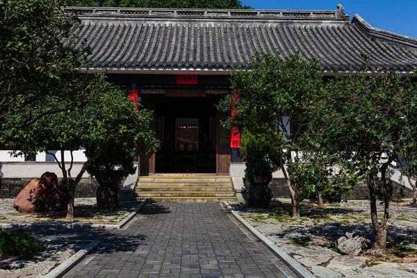 Çin Antik Binaları Mavi Gökyüzünün Altındaki — Stok fotoğraf