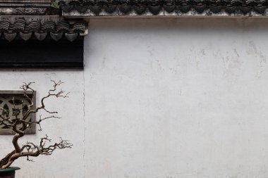Çin 'deki antik ev, Çin evindeki duvar..