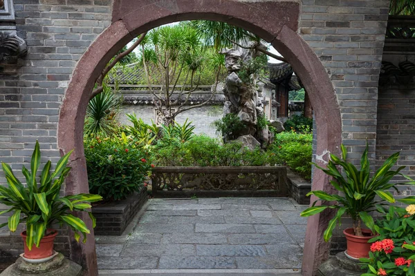 Jardines Tradicionales Chinos Edificios Antiguos Asia Oriental Viajes —  Fotos de Stock