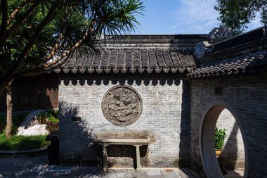 Çin 'deki antik ev, Çin evindeki duvar..