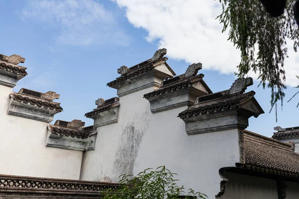 Chinese ancient house, wall in ancient chinese house.