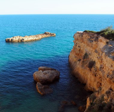 Algarve plajlar. Portekiz.