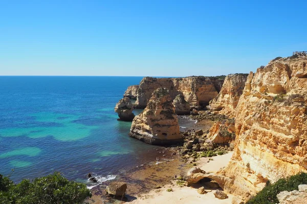 Algarve strandok. Portugália. — Stock Fotó