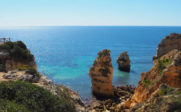 Algarve plajlar. Portekiz.