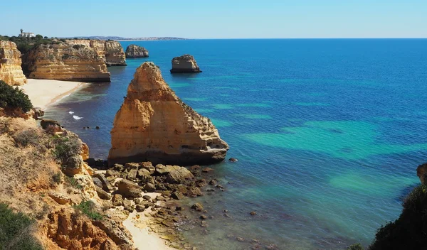 Praias do Algarve. Portugal . — Fotografia de Stock