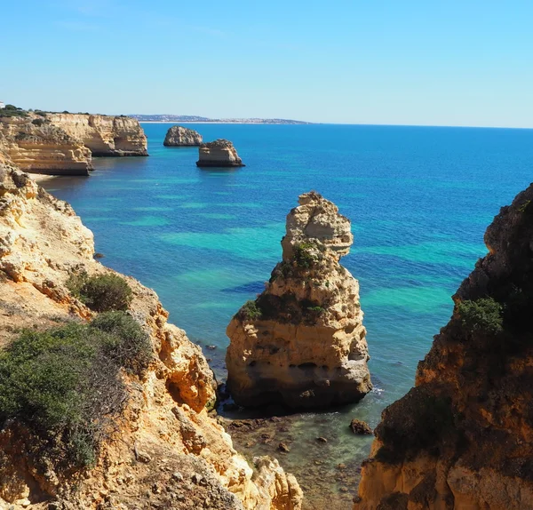 Algarve 바닷가입니다. 포르투갈. — 스톡 사진