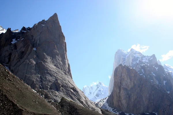 산 풍경입니다. 파키스탄입니다. 길기트 지역. — 스톡 사진