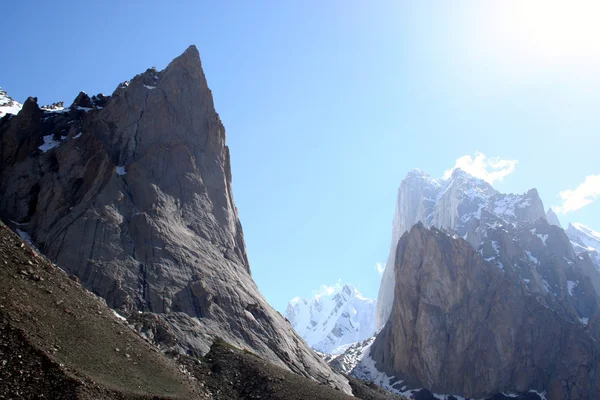 Dağ manzarası. Pakistan. Gilgit bölge.