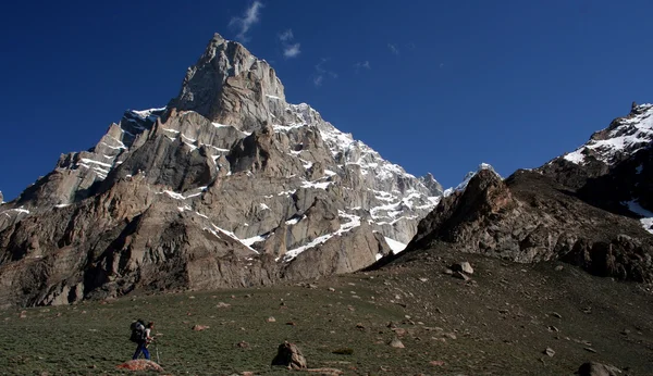 Hegyi táj. Pakisztán. Gilgit régió — Stock Fotó