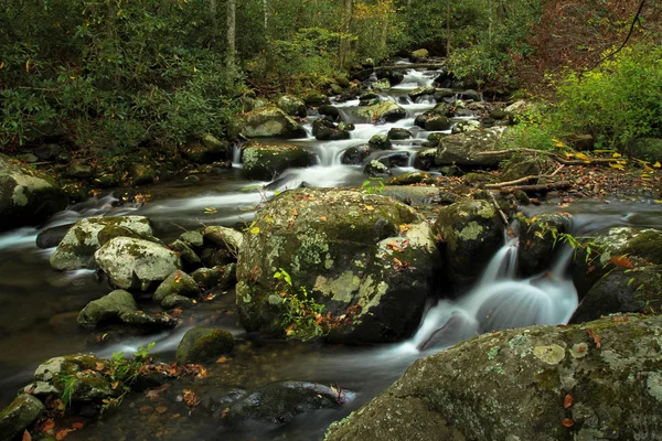 Blue Ridge Mountains içinde yakınlaşan dere — Stok fotoğraf